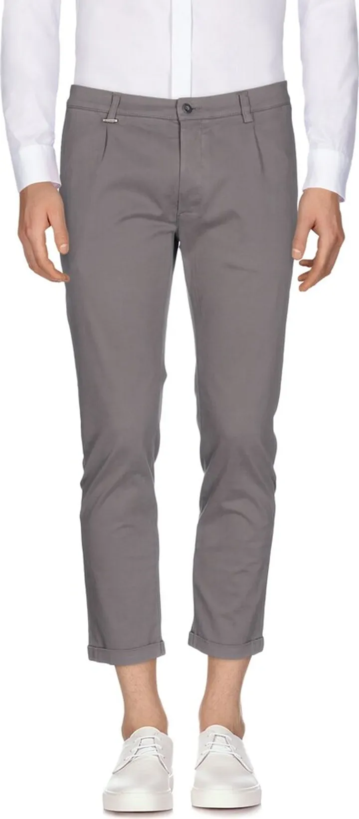 Cropped Pants Grey