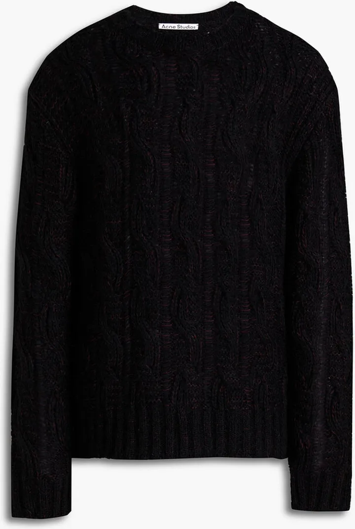 Cable-knit sweater