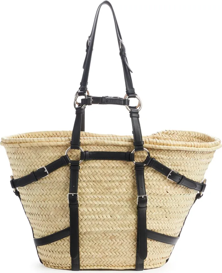Le Panier Raffia Basket Tote