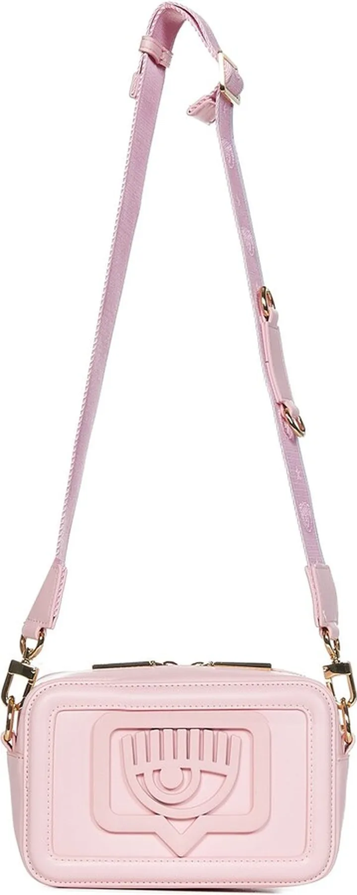 Eyelike Buckle Shoulder Bag