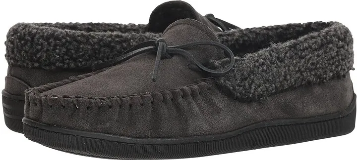 Minnetonka Allen (Charcoal) Men's Slippers