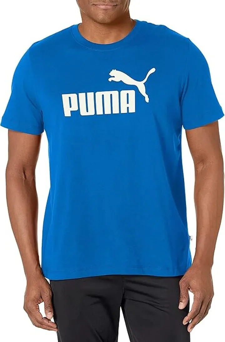 PUMA Essentials Logo Tee (Royal) Men's T Shirt