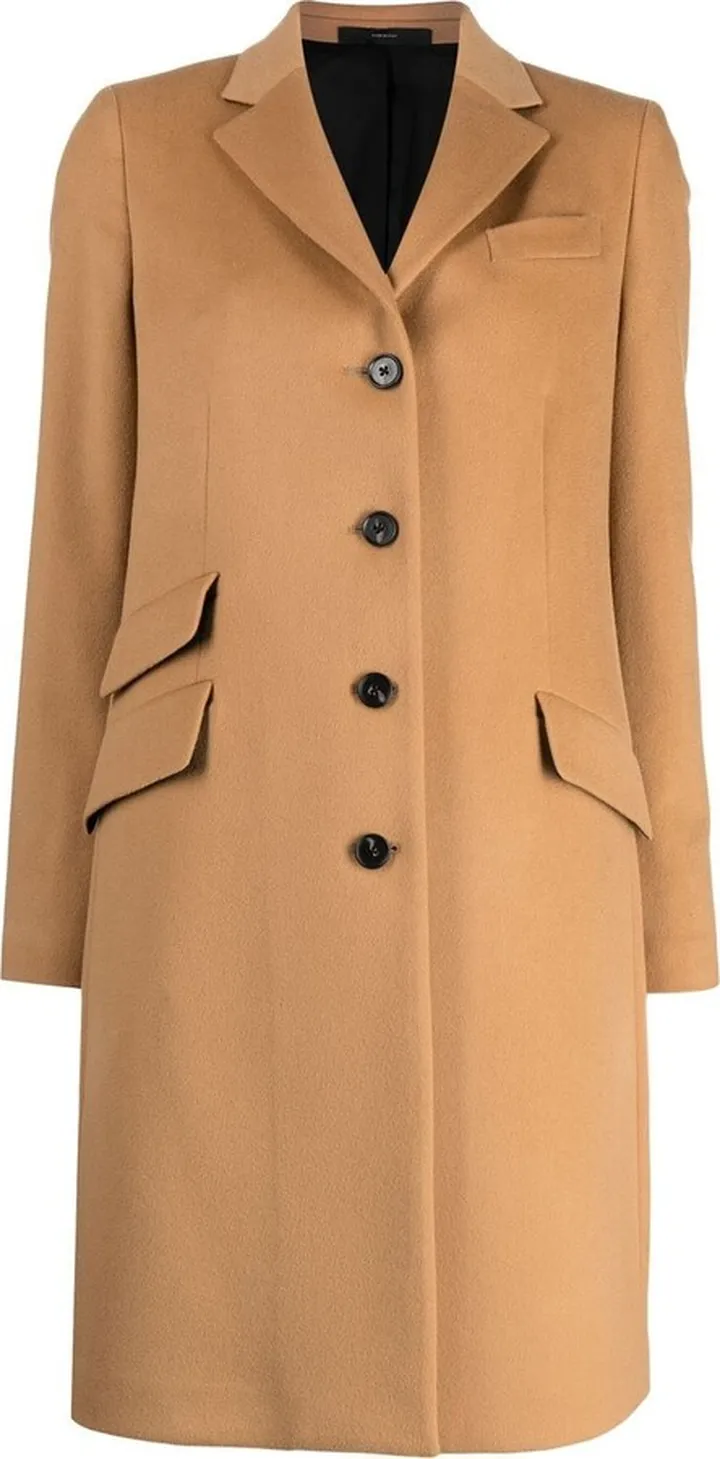 Tailored Single-Breasted Coat