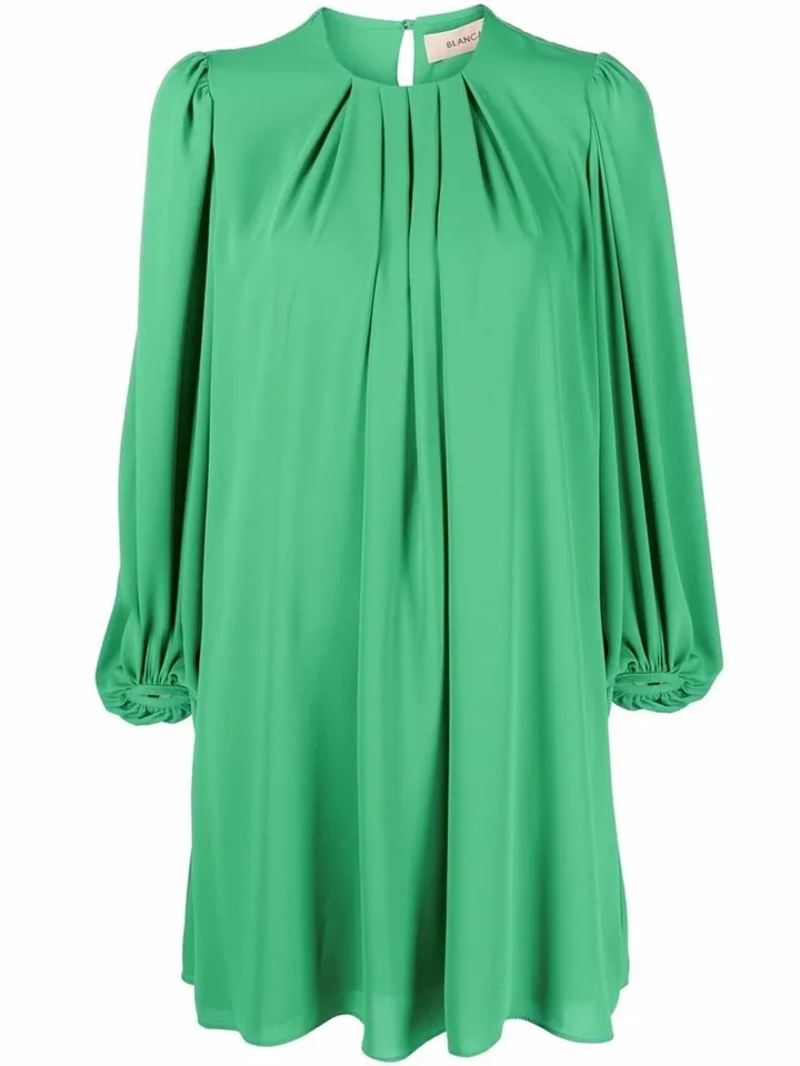 Gathered Shift Dress