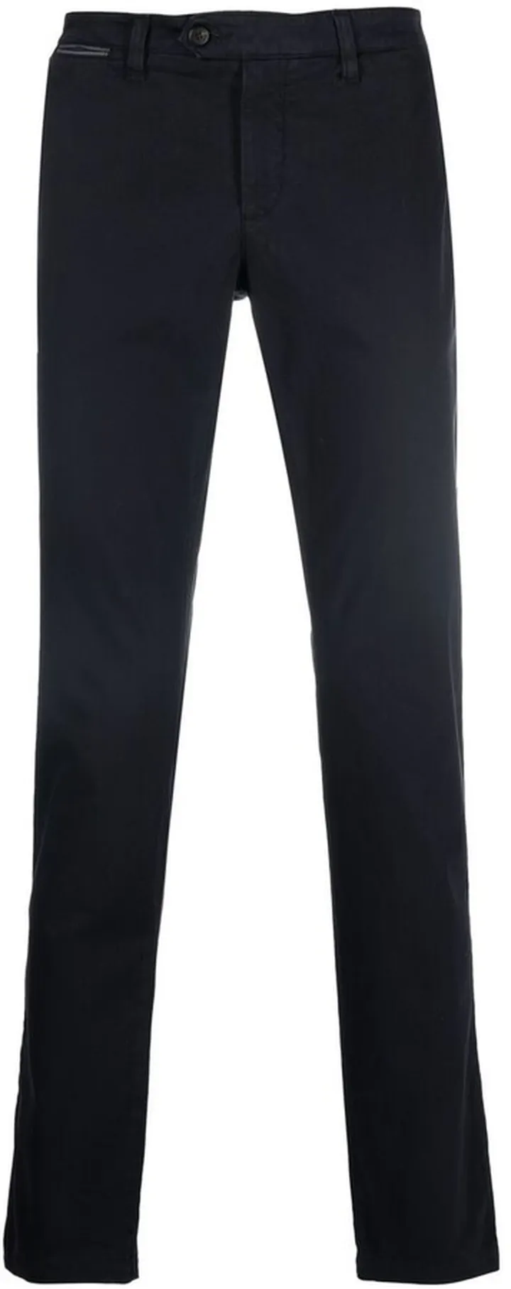 Mid-Rise Slim-Fit Trousers
