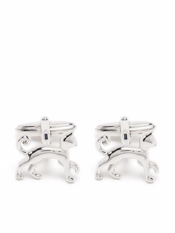 Silver Cat Cufflinks