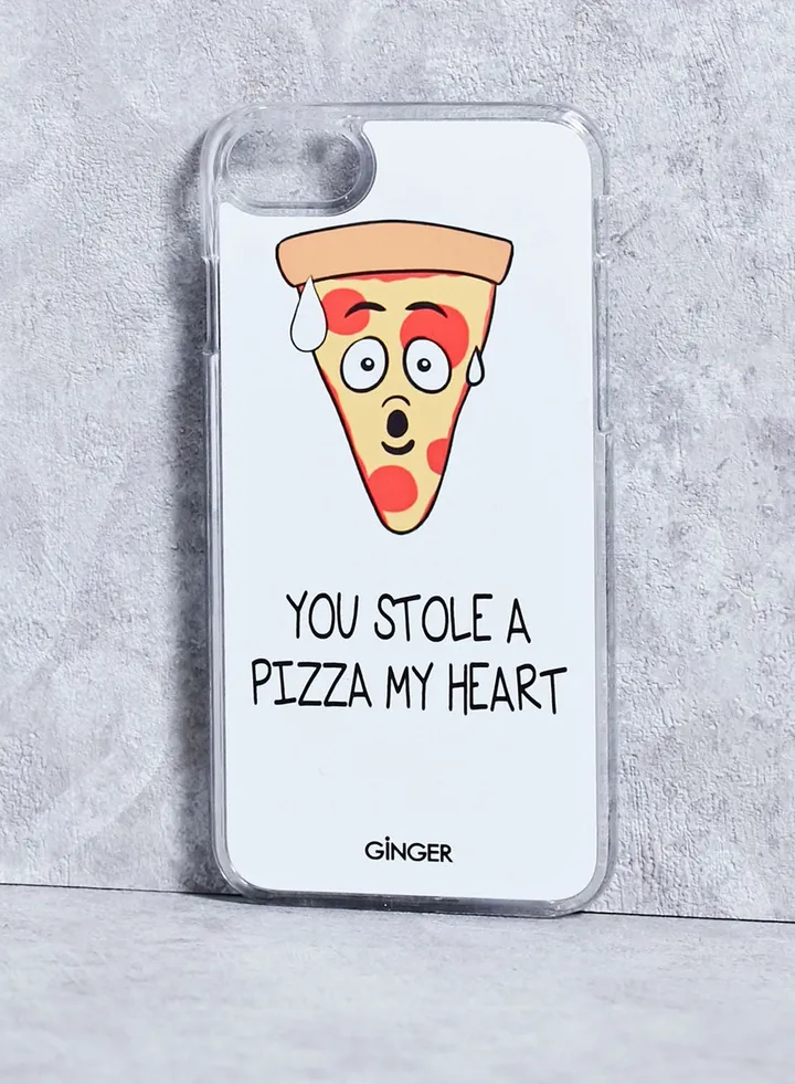 iPhone 7 Pizza Print Cover