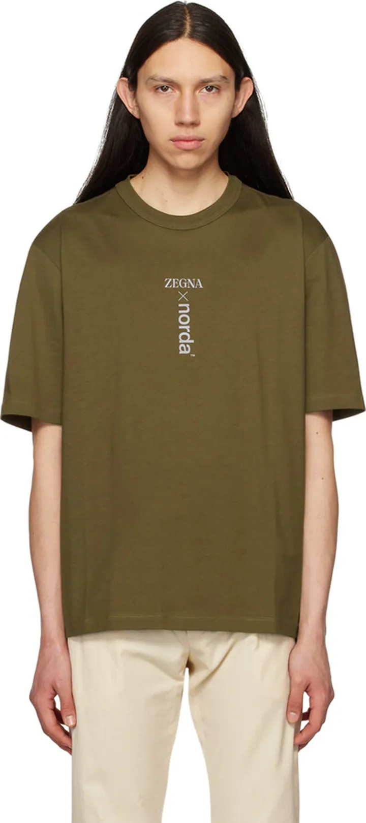 ZEGNA Khaki norda Edition T-Shirt