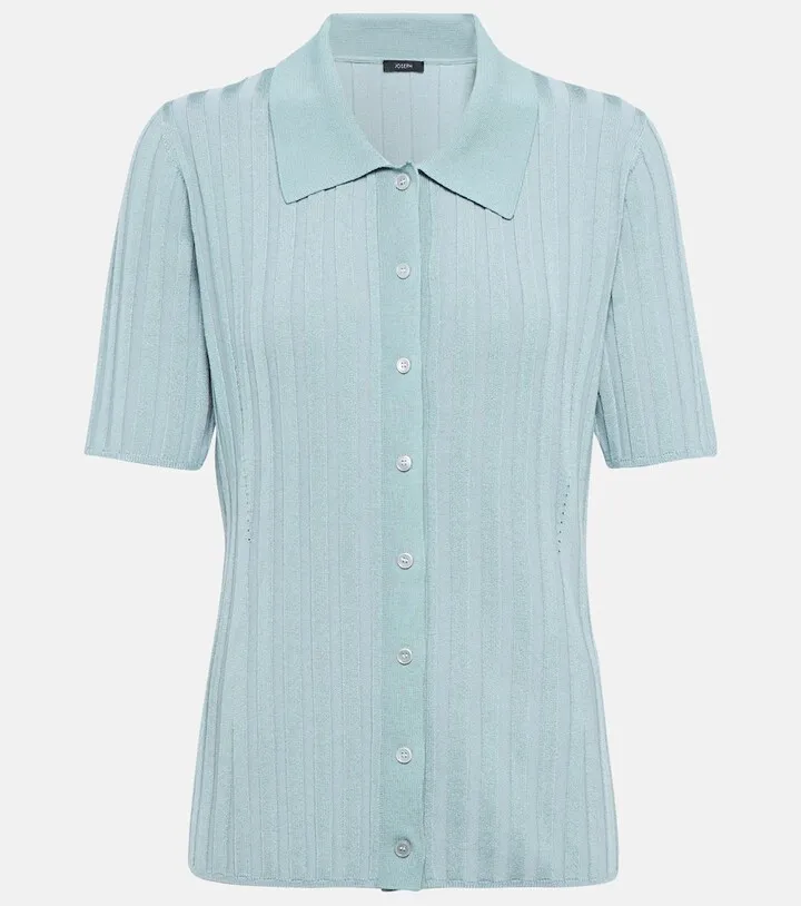 Ribbed-knit shirt