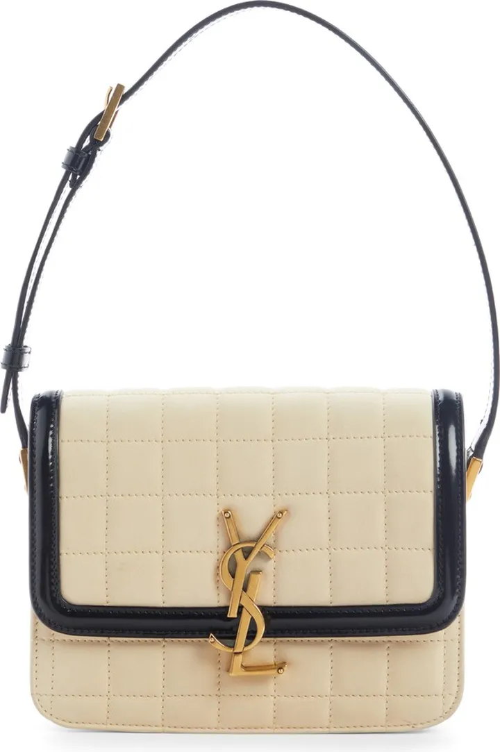 Medium Solfernio Suede Shoulder Bag