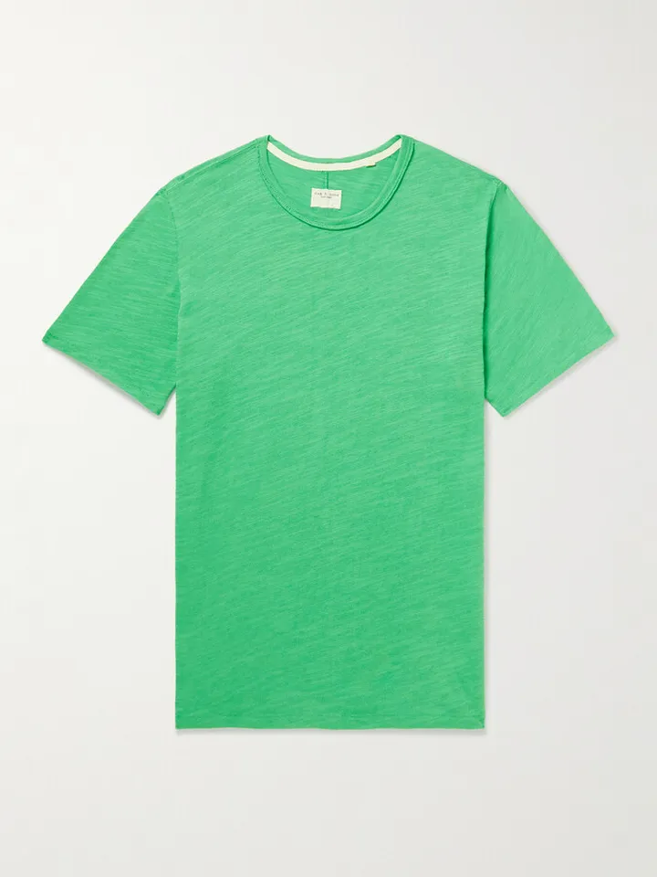 Classic Flame Oversized Slub Cotton-Jersey T-Shirt