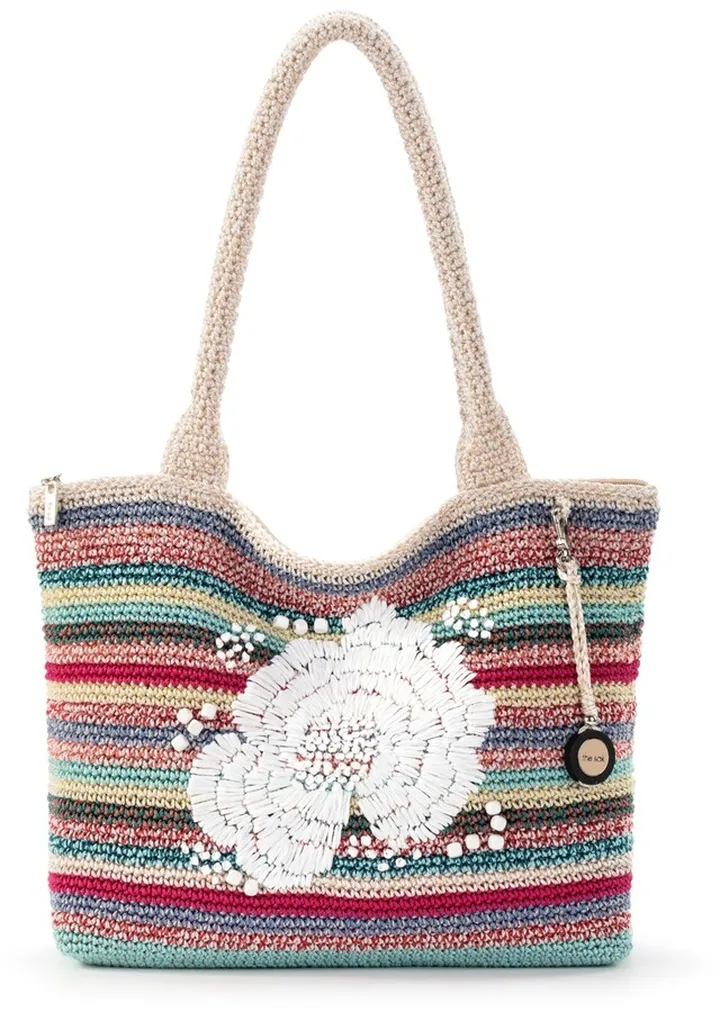 Women's Crafted Classics Crochet Carryall Tote