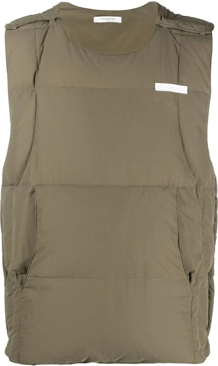 Military-Vest Feather-Down Gilet