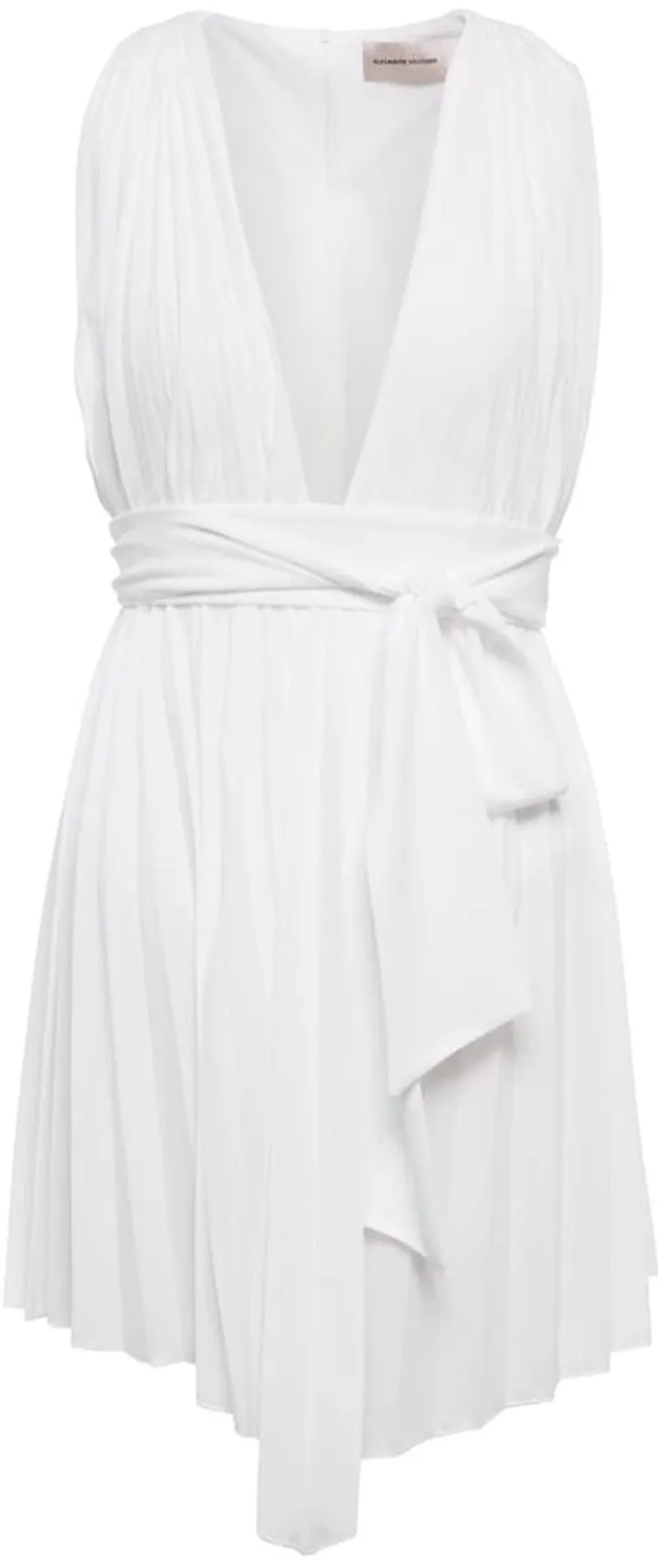 Pleated minidress
