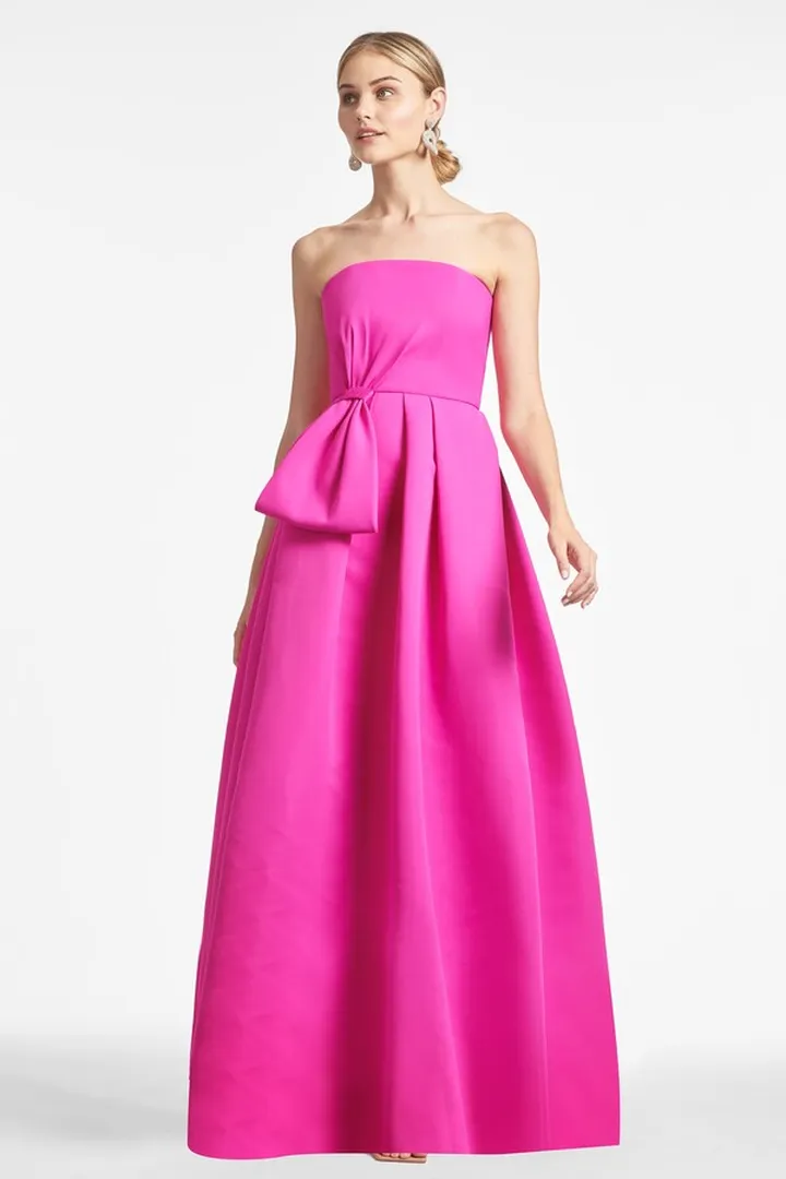 Ainsley Gown - Cerise - Final Sale