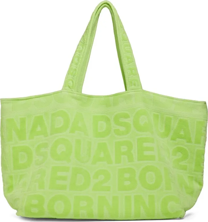 Sponge jacquard tote bag