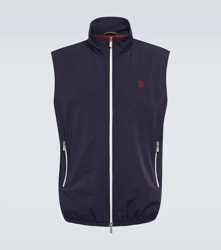Embroidered vest