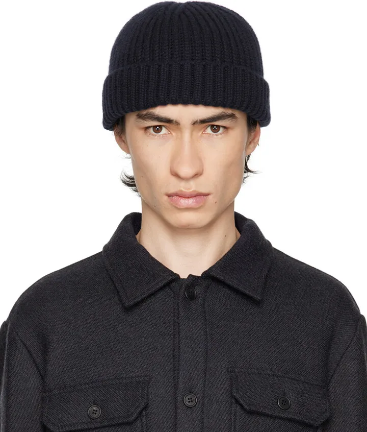 Gabriela Hearst Navy Lutz Beanie