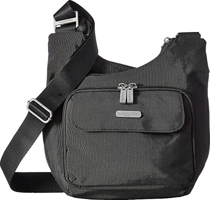Baggallini Criss Cross Bagg (Charcoal) Cross Body Handbags