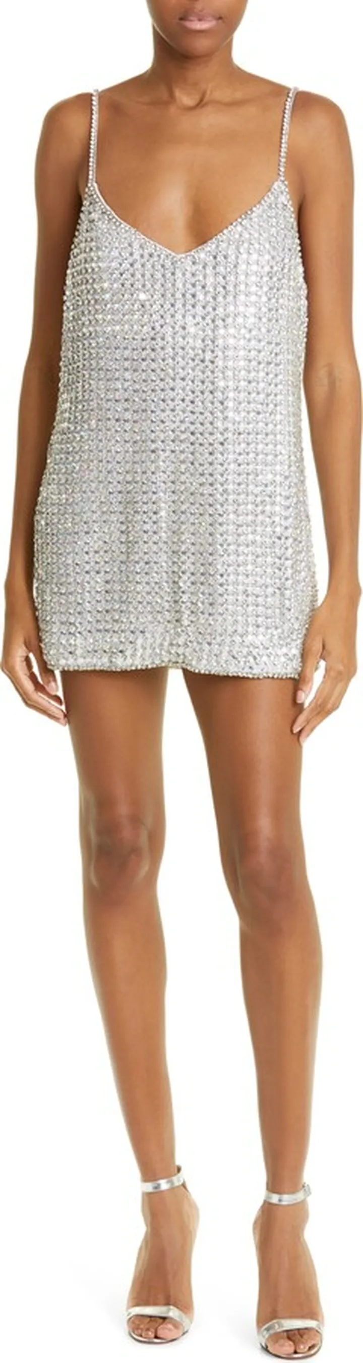 Holland Rhinestone Mini Slipdress
