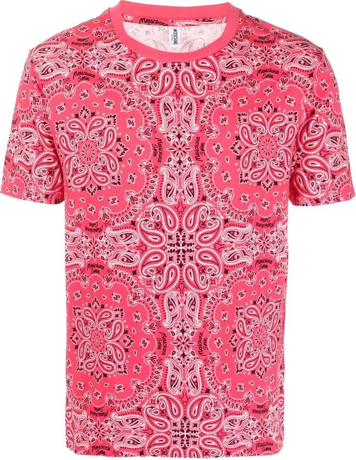 paisley-print T-shirt