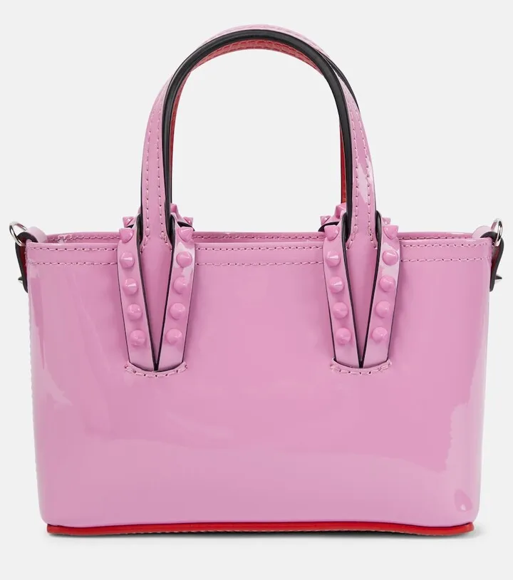 Cabata Nano patent leather tote bag