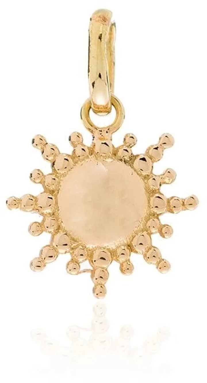 18kt Yellow Gold Sun-Motif Charm