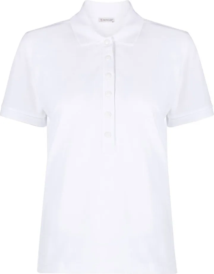 Logo-Patch Cotton Polo Top