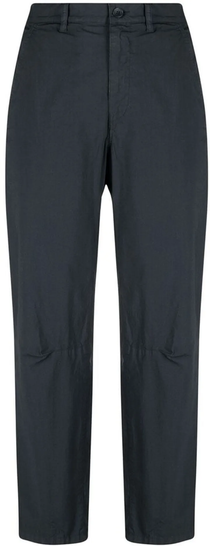 Straight-Leg Cotton Trousers