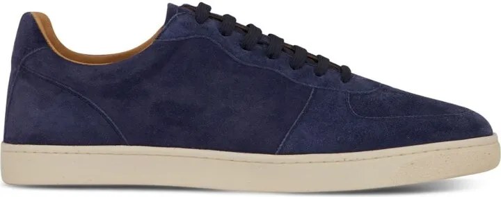 Almond-Toe Low-Top Sneakers