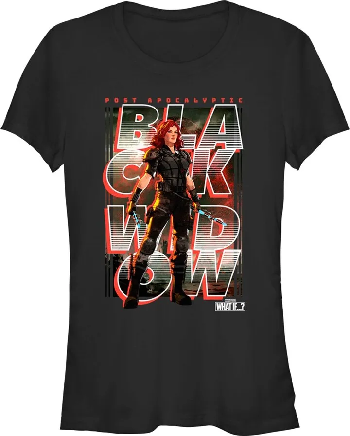 Junior's Marvel What if…? Apocalypse Black Widow T-Shirt - Black - 2X Large