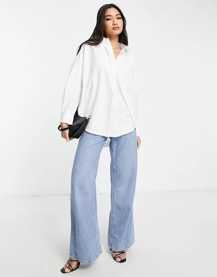 French Connection long sleeve shirt in linen