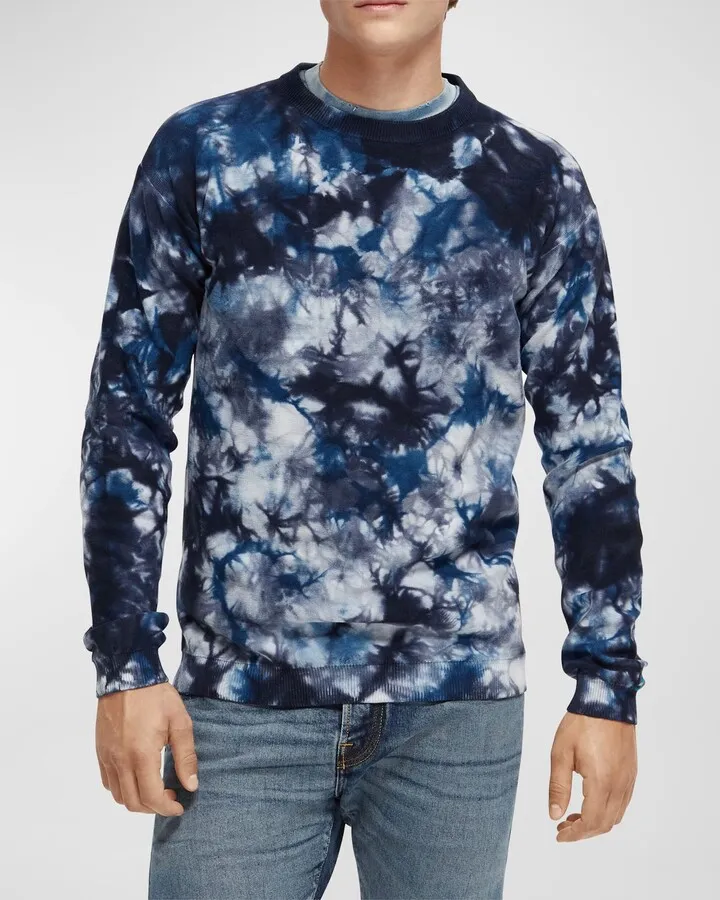 Men's Tie-Dye Organic Cotton Sweatshirt