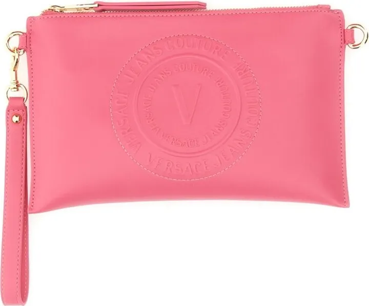Versace Jeans Couture Logo-Debossed Zipped Crossbody Bag