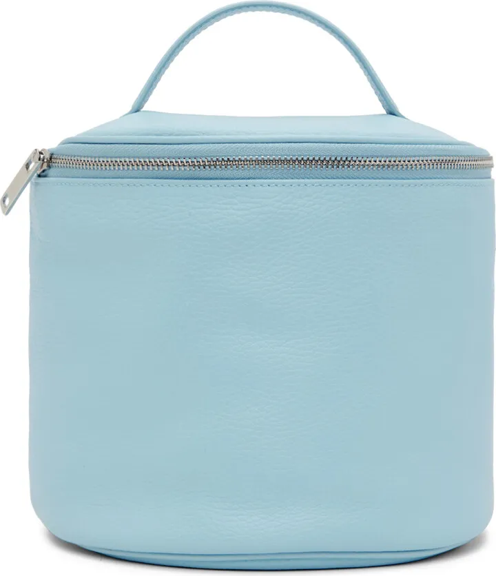 MM6 Maison Margiela Blue Hat Box Bag