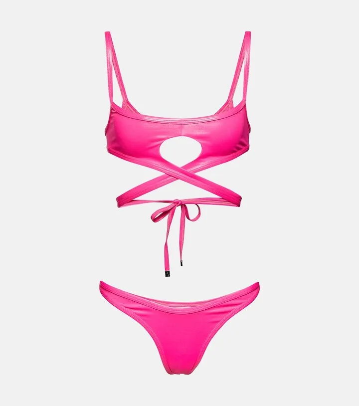Square wrap bikini
