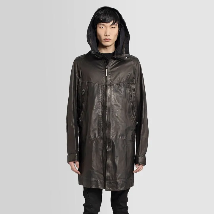 Isaac Sellam Man Black Leather Jackets