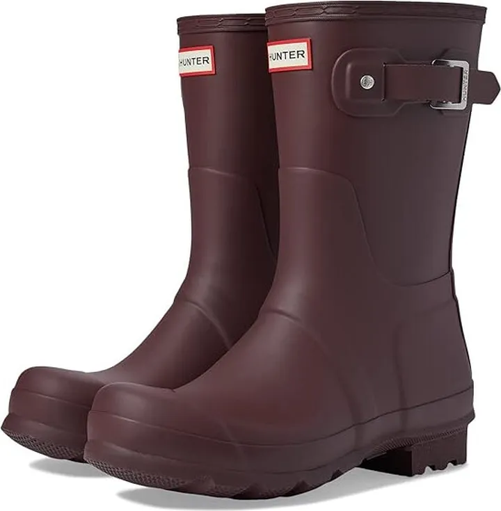 Hunter Original Short Rain Boots (Ruskea Brown) Men's Rain Boots