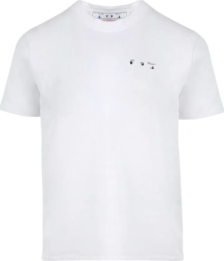 Caravaggio Paint Slim Short Sleeve Tee White Black