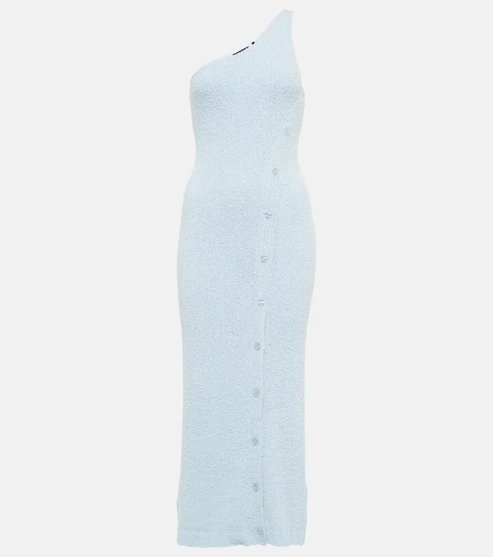 Yvonne cotton and cashmere-blend midi dress