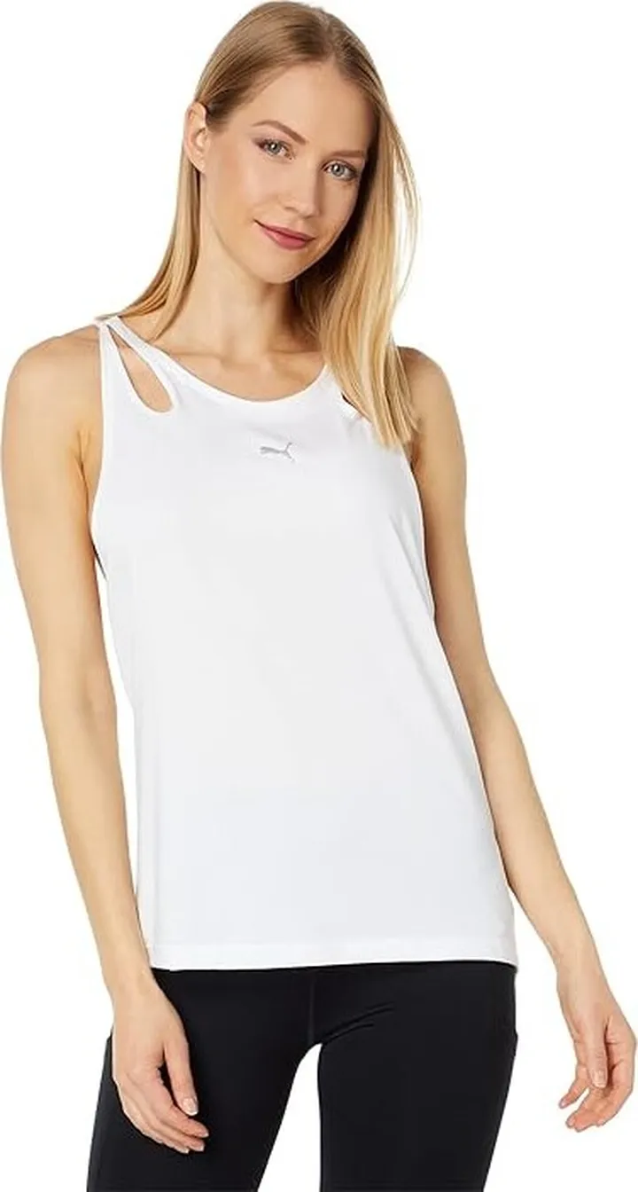 PUMA Run Cloudspun Tank (White) Women's Clothing