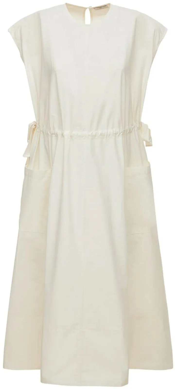 Daisy poplin cotton blend midi dress