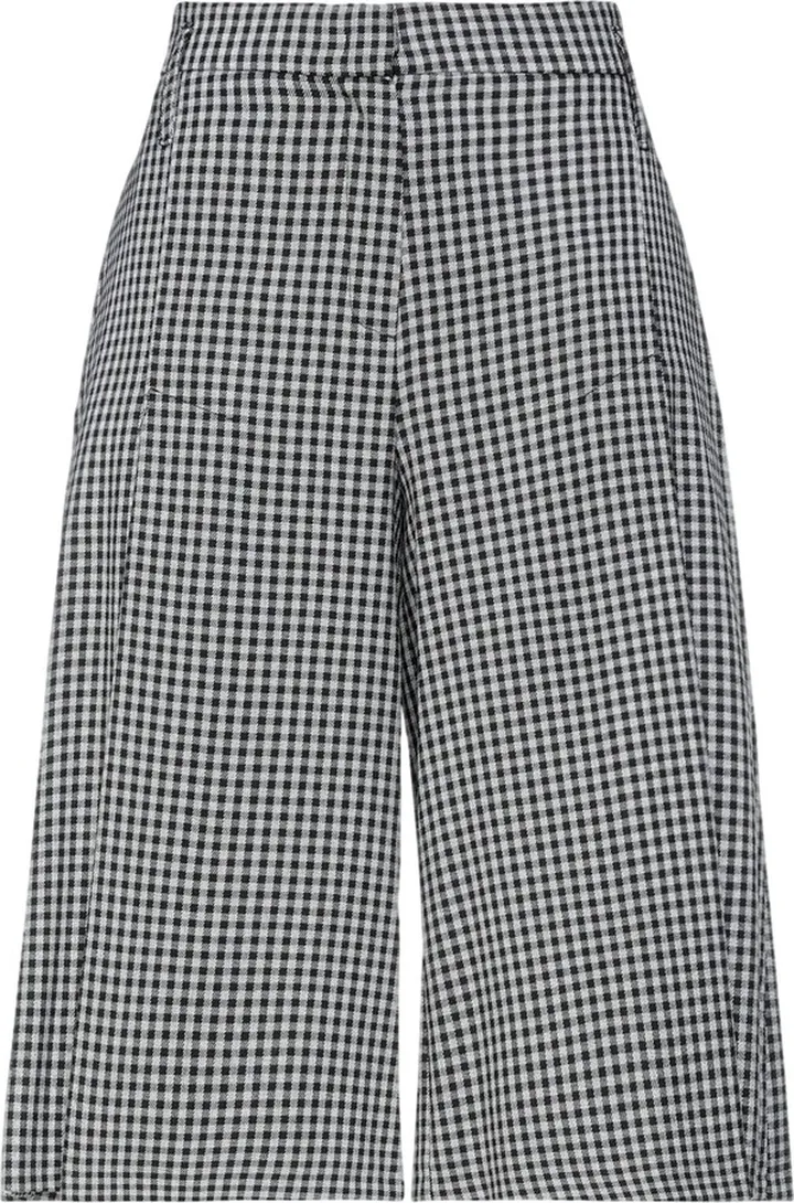 Cropped Pants Light Grey