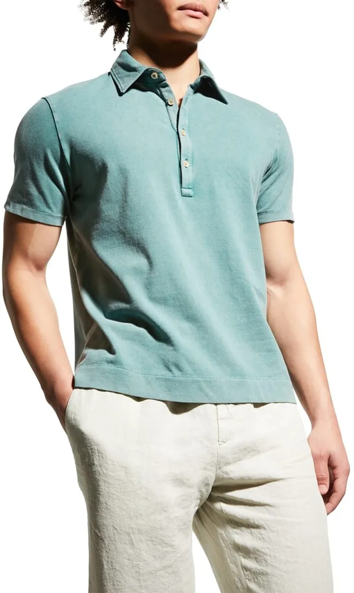 Men's Garment-Dyed Polo Shirt