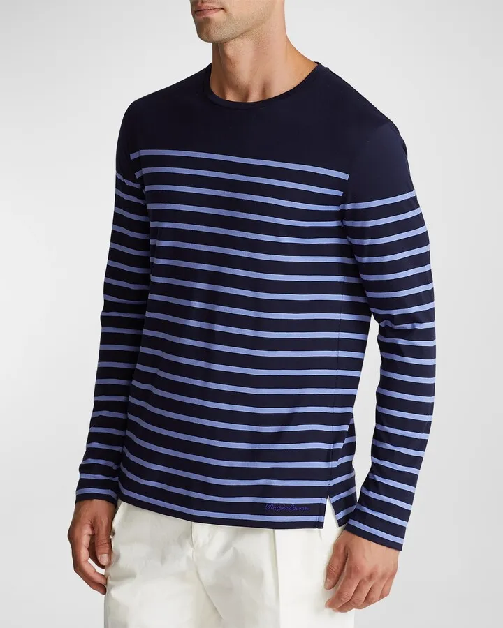 Men's Striped Crew T-Shirt