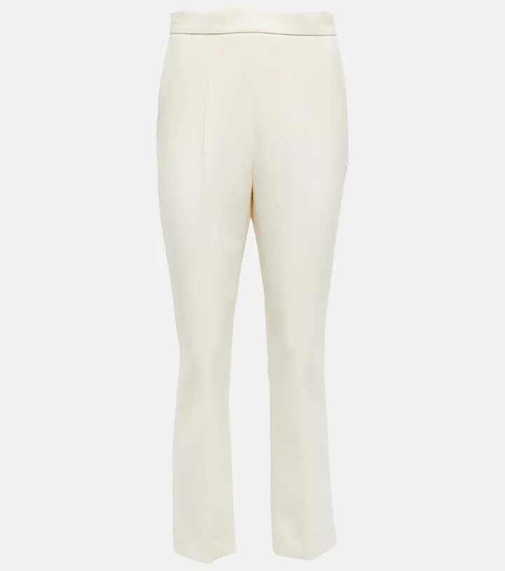 Nepeta cropped wool-blend pants