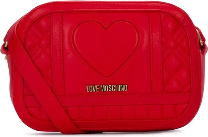 Love Moschino Logo Lettering Quilted Crossbody Bag