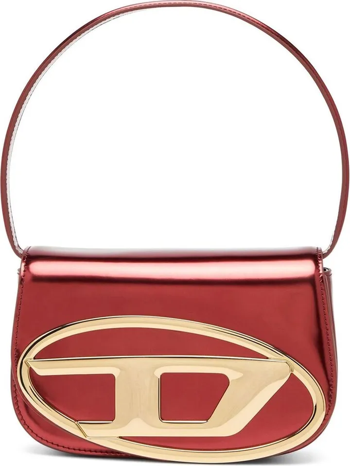 Lunar New Year Capsule x logo-plaque leather shoulder bag