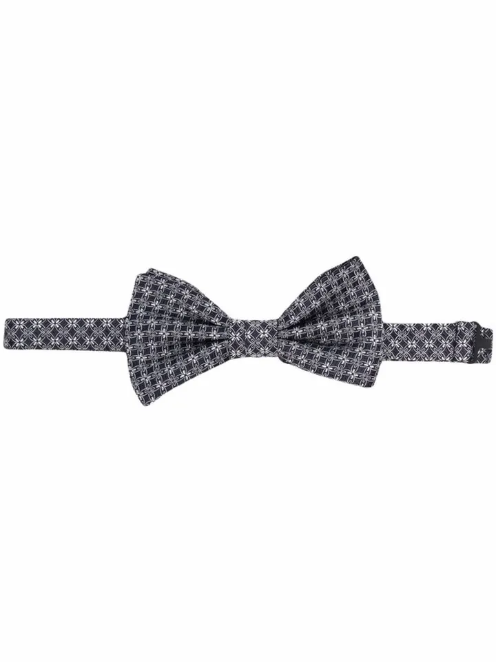 Floral-Print Bow Tie