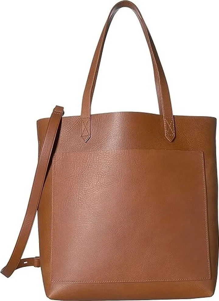 Madewell The Medium Transport Tote (English Saddle) Tote Handbags